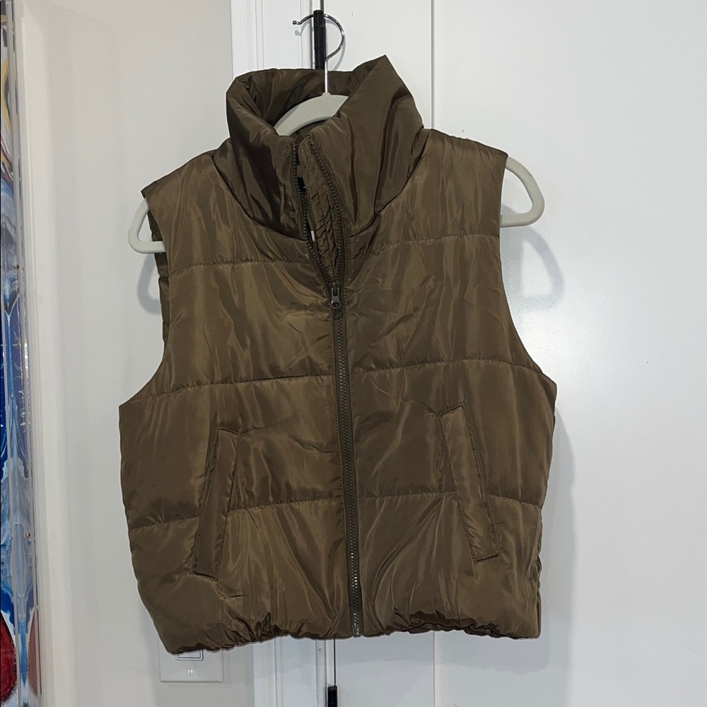 Brown Puffer Vest